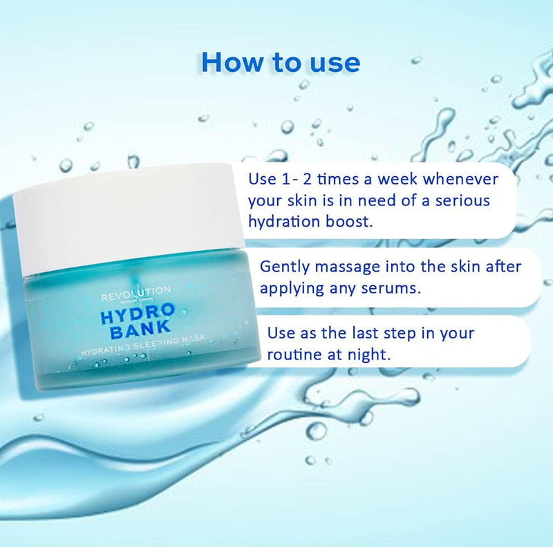 REVOLUTION Hydro Bank Hydrating Sleeping Mask