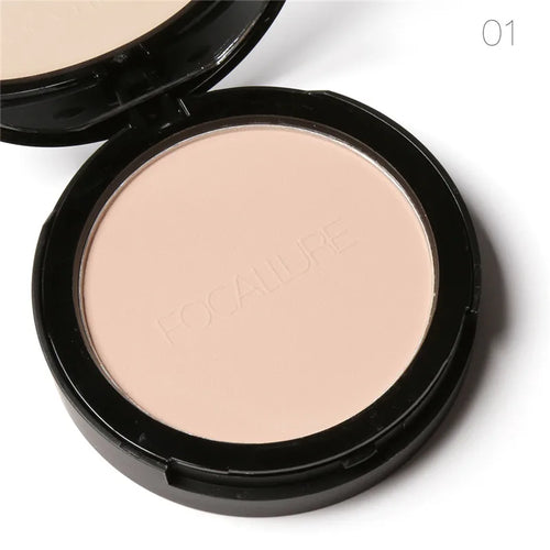 Mineral Face Pressed Oil Control Natural Foundation Powder 3 Colors