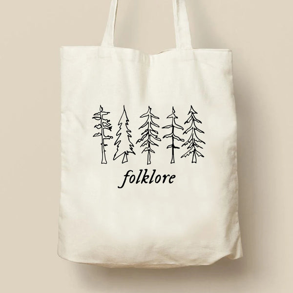 Folklore Shopper Bag Taylor Music Swift Albums Canvas Bag Folklore