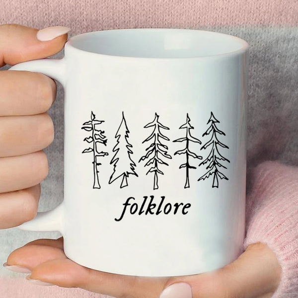 Folklore Milk Cup Taylor Music Swift Albums Mug Folklore Inspired