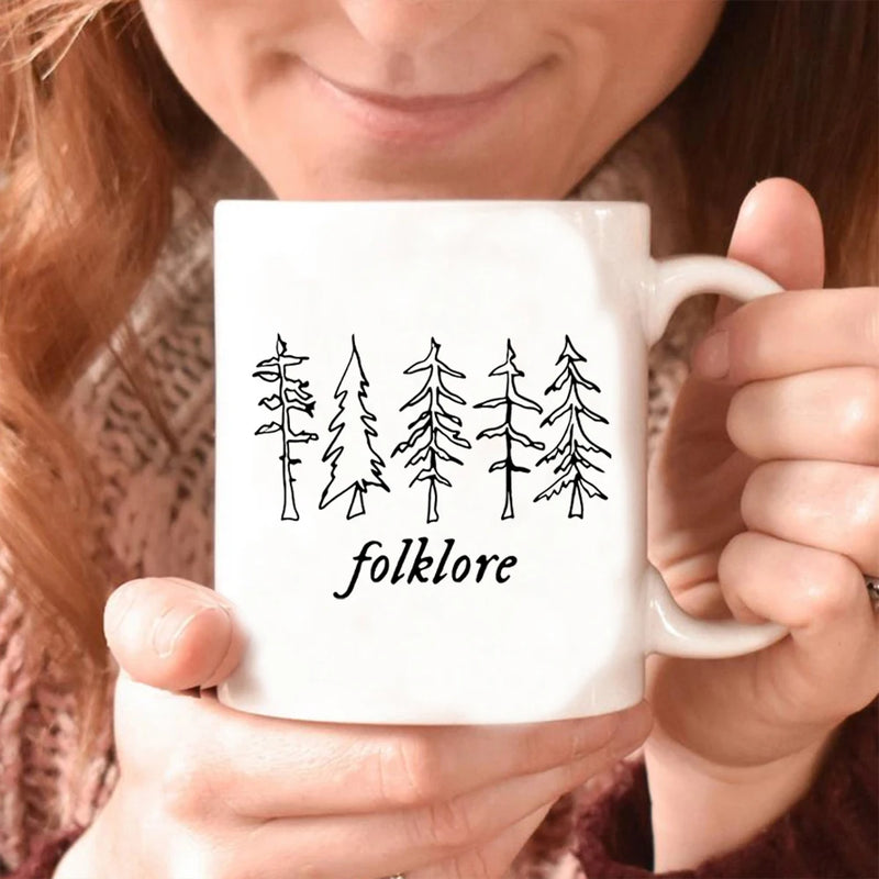 Folklore Milk Cup Taylor Music Swift Albums Mug Folklore Inspired