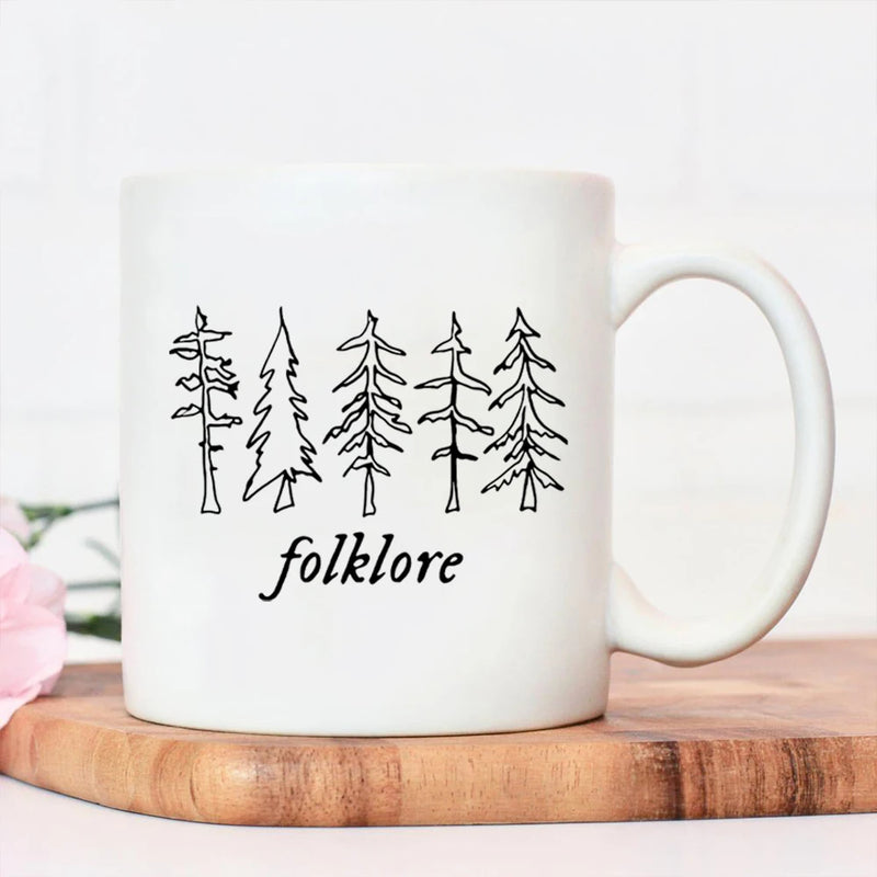 Folklore Milk Cup Taylor Music Swift Albums Mug Folklore Inspired