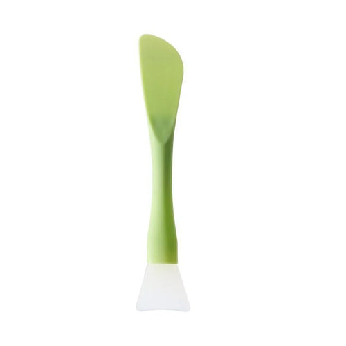 1Pcs Silicone Facial Mask Brush Soft Head with Scraper Integrated