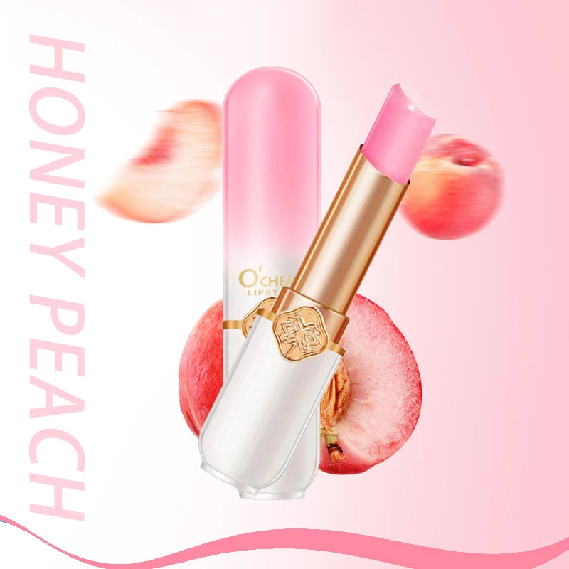 O'CHEAL Color Fruit Lipstick Peach Temperature Changing Lip balm