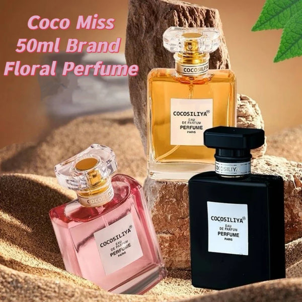 Coco Miss 50ml Floral Perfume Brand Lasting Golden Elegant Dating
