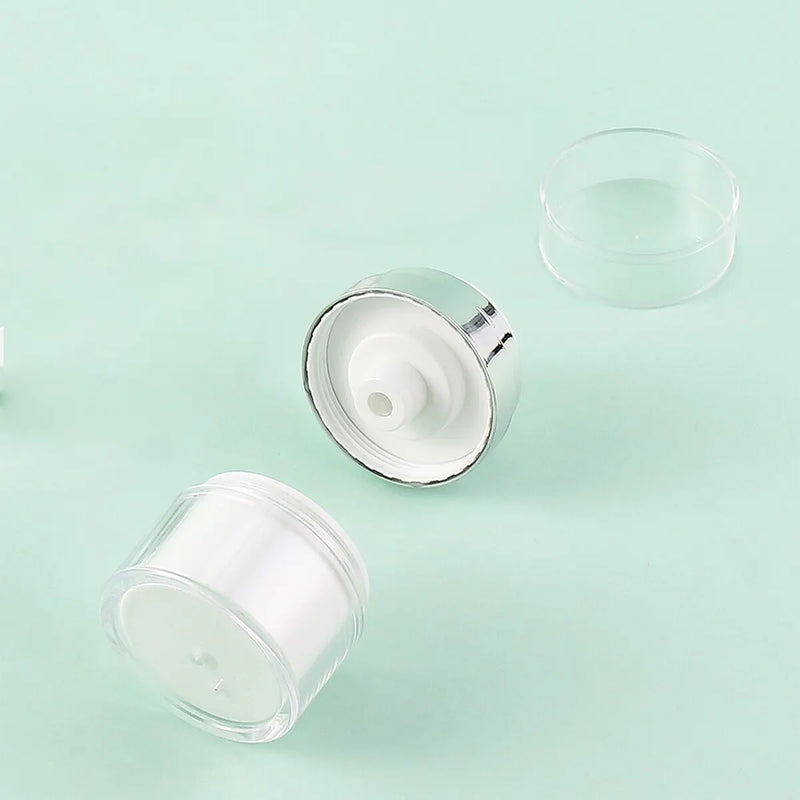 15/30/50ml Air Pump Moisturizer Jar Container Empty Cream Subpackage