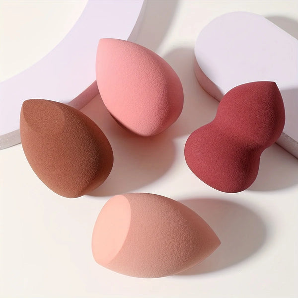 4 Kosmetik Schwamm Sets, Kosmetik Ei, trocken und nass