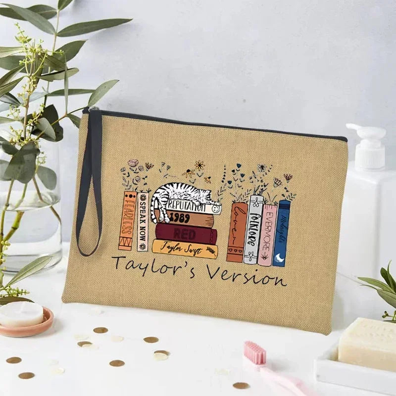 Taylor Classic Music Make Up Bag Swift Makeup Brush Pouch Stylish