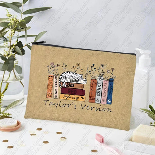 Taylor Classic Music Make Up Bag Swift Makeup Brush Pouch Stylish