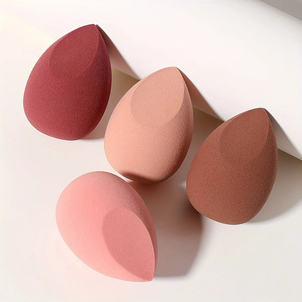 4 Kosmetik Schwamm Sets, Kosmetik Ei, trocken und nass