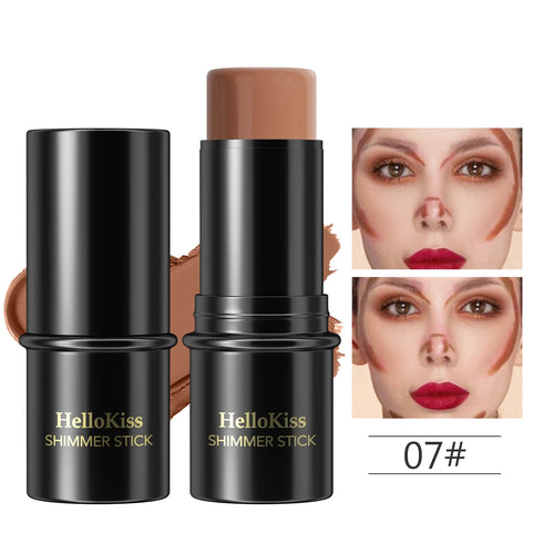 Face Brown Bronzer Contour Stick Face Foundation Makeup Pen Lasting