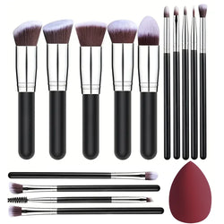NEW 14PCS Makeup Brushes Set  Soft Fluffy Foundation Blush Powder