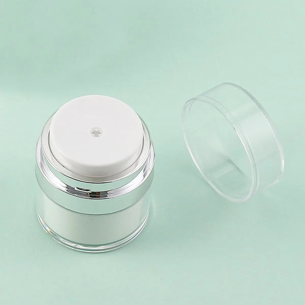 15/30/50ml Air Pump Moisturizer Jar Container Empty Cream Subpackage