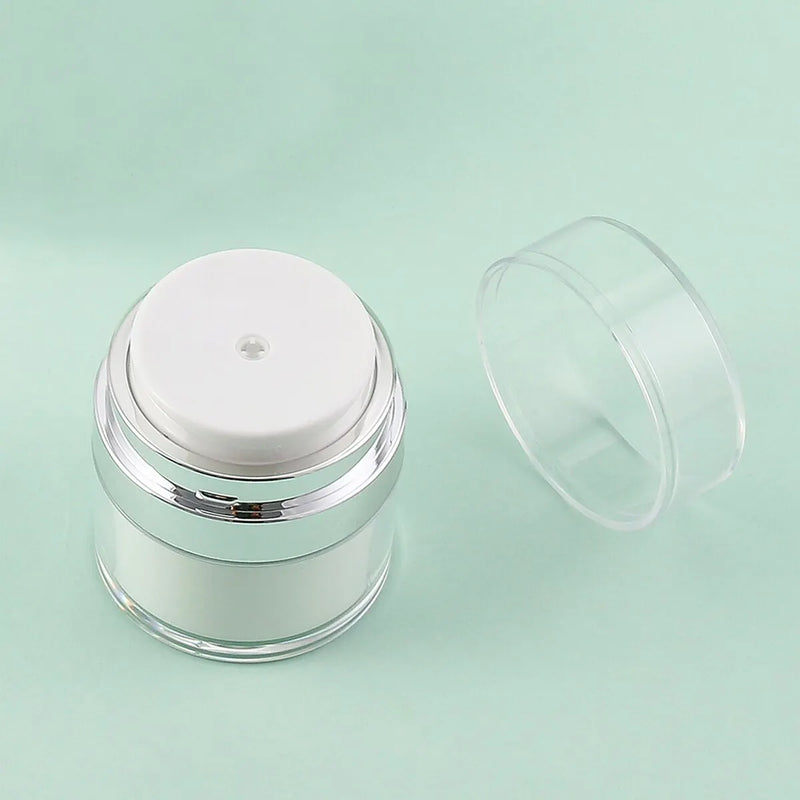 15/30/50ml Air Pump Moisturizer Jar Container Empty Cream Subpackage