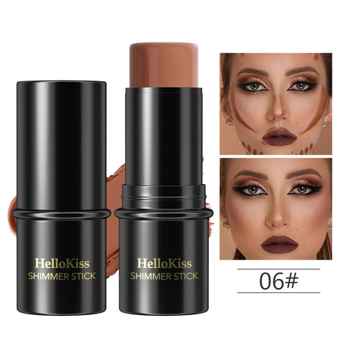 Face Brown Bronzer Contour Stick Face Foundation Makeup Pen Lasting