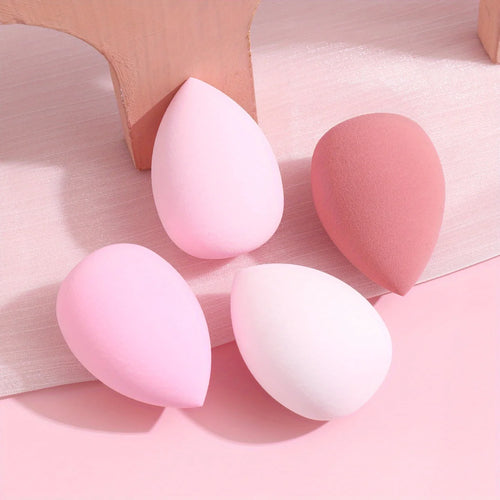 4 Kosmetik Schwamm Sets, Kosmetik Ei, trocken und nass