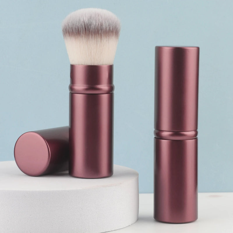 1pc Retractable Brush Makeup Brush Powder Blusher Powder Brush Mini