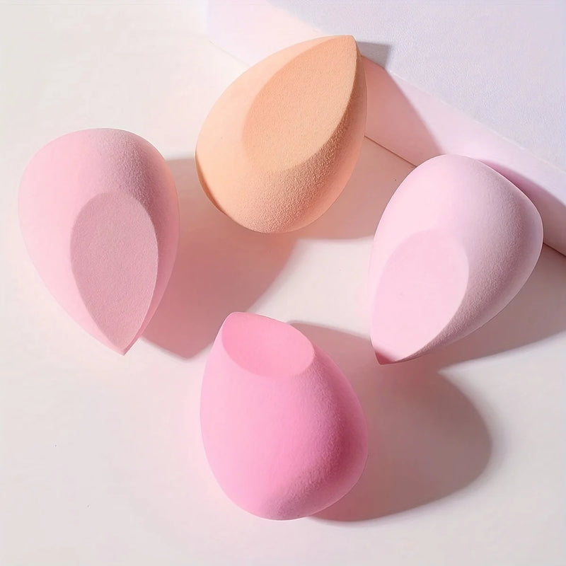 4 Kosmetik Schwamm Sets, Kosmetik Ei, trocken und nass