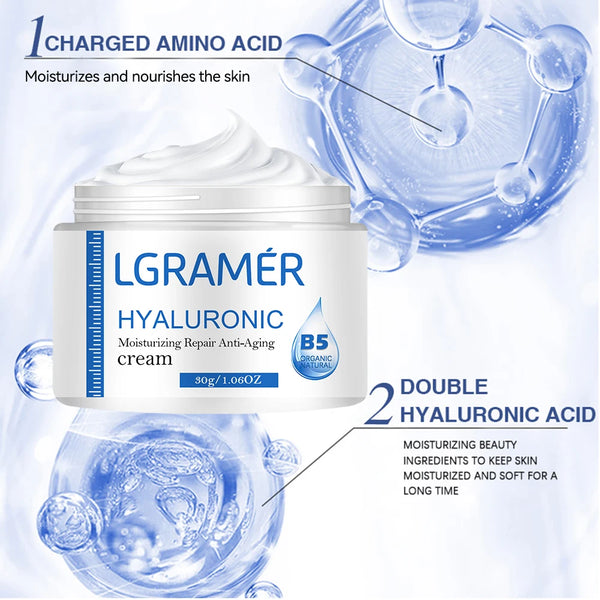 Face Cream Hyaluronic Acid Collagen Reducing Fine Lines Facial Care