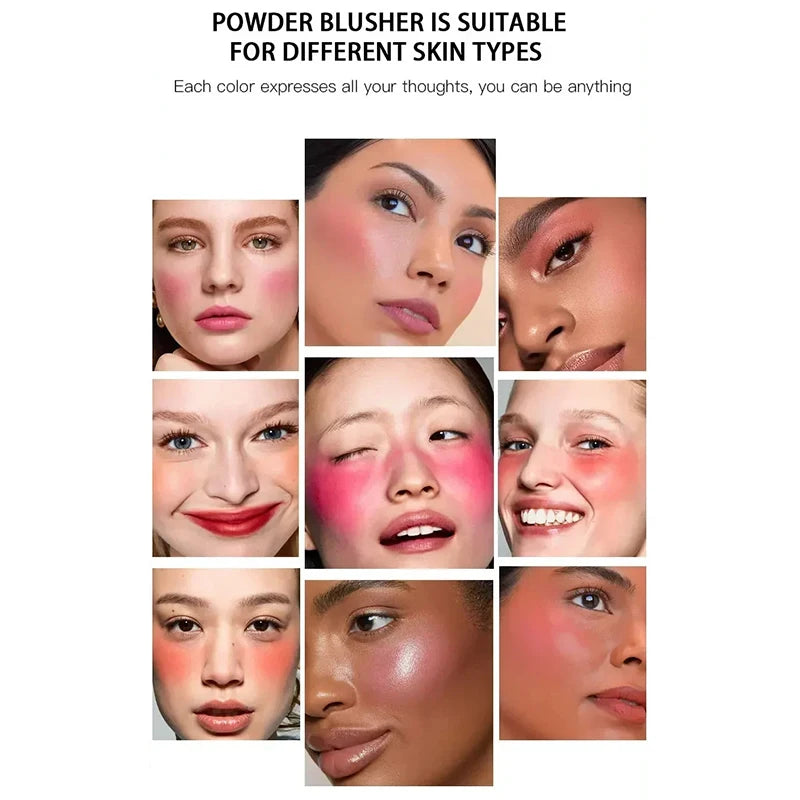 Cheek 3-in-1 Lip Tinted Moistured Blush Stick Silky Brighten Blush