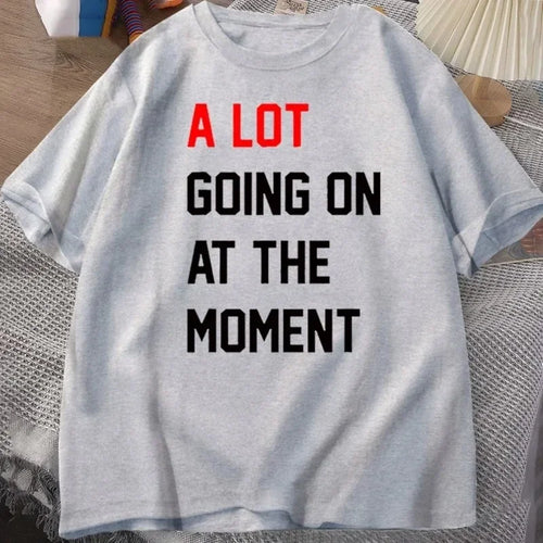 Summer Fashion Letter Print T Shirt for Fans Gift Clothing Womens