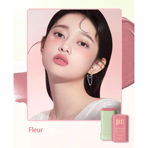 Cheek 3-in-1 Lip Tinted Moistured Blush Stick Silky Brighten Blush