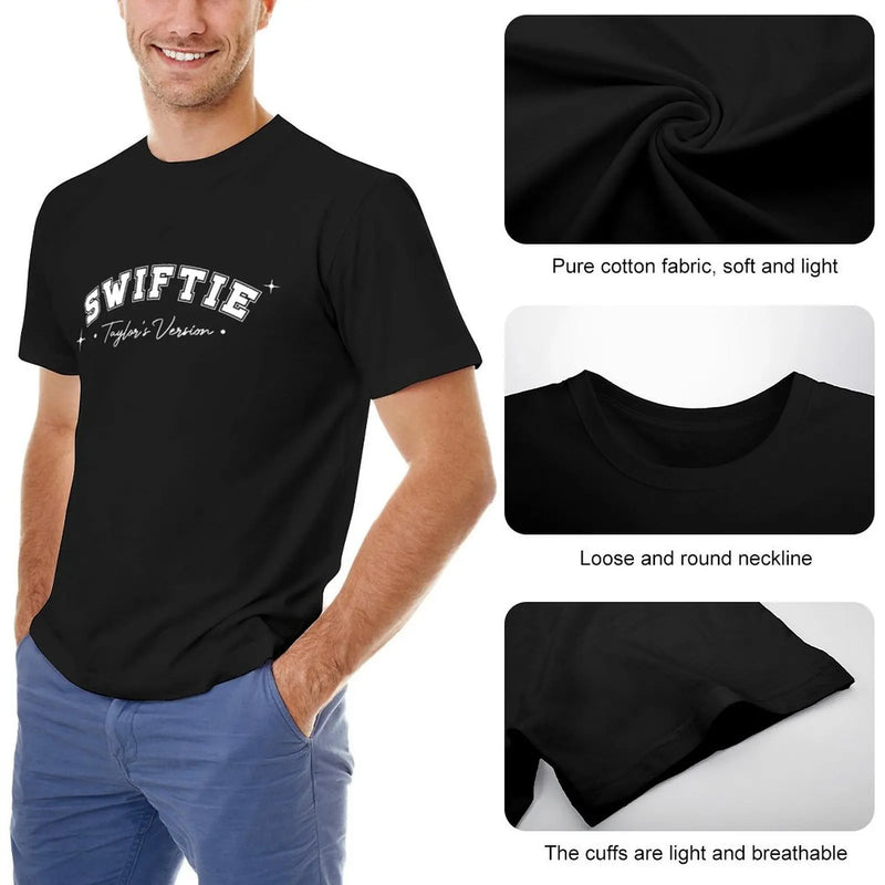 Swiftie Taylor Swifts T-Shirt "Swiftie Taylors Version" Black