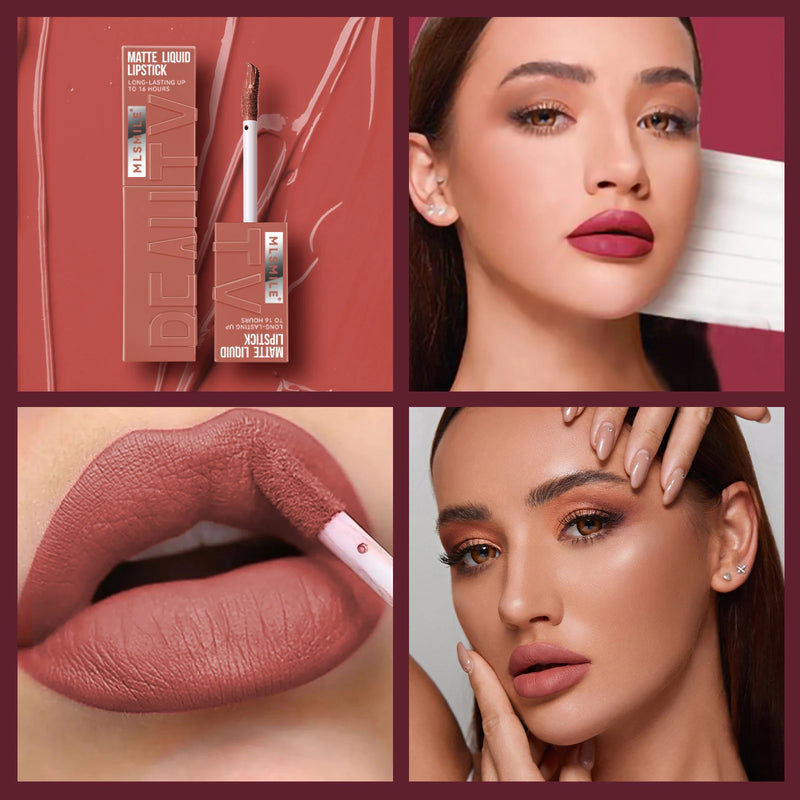 6 colors Moisturizing Lip Gloss-Pearlescent Lustrous Mirror Nude Lip