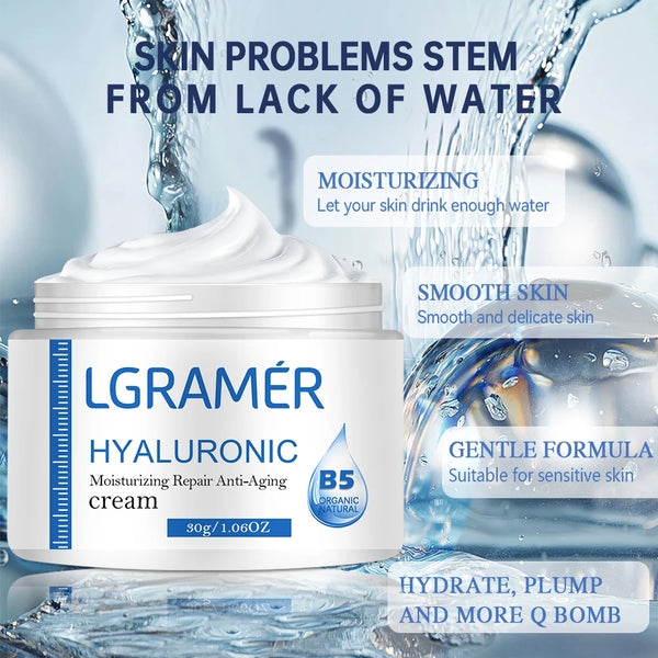 Face Cream Hyaluronic Acid Collagen Reducing Fine Lines Facial Care