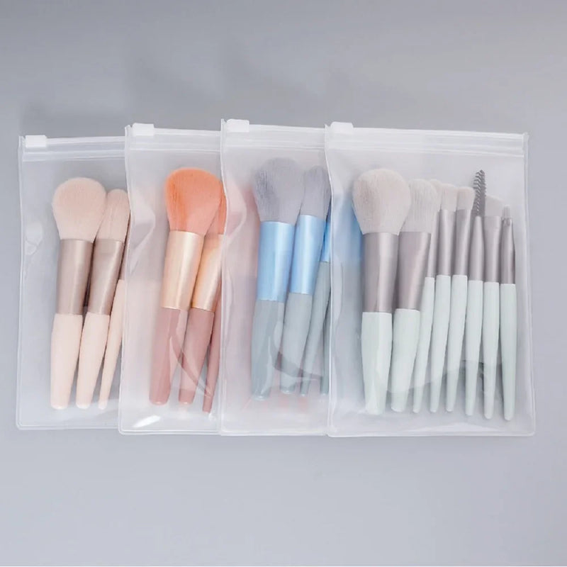 New 8Pcs Makeup Brush Set Makeup Concealer Brush Blush Loose Powder