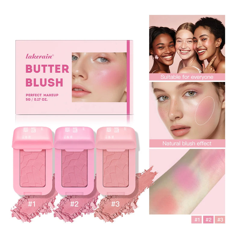 Professional Makeup Powder Blush 12HR Wear Vegan Formula Blusher