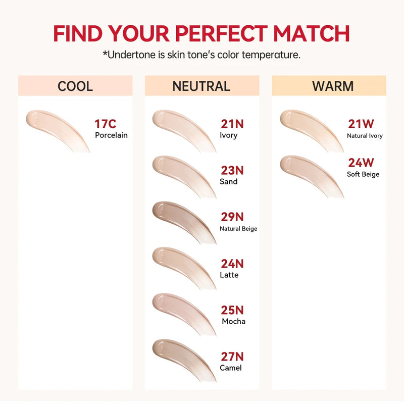 72 Hours Long-lasting Super Fit Cushion Foundation Full Coverage