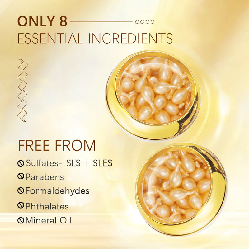 90 Pcs/Bottle Retinol Serum Ceramide Capsules Night Serum Moisturizing