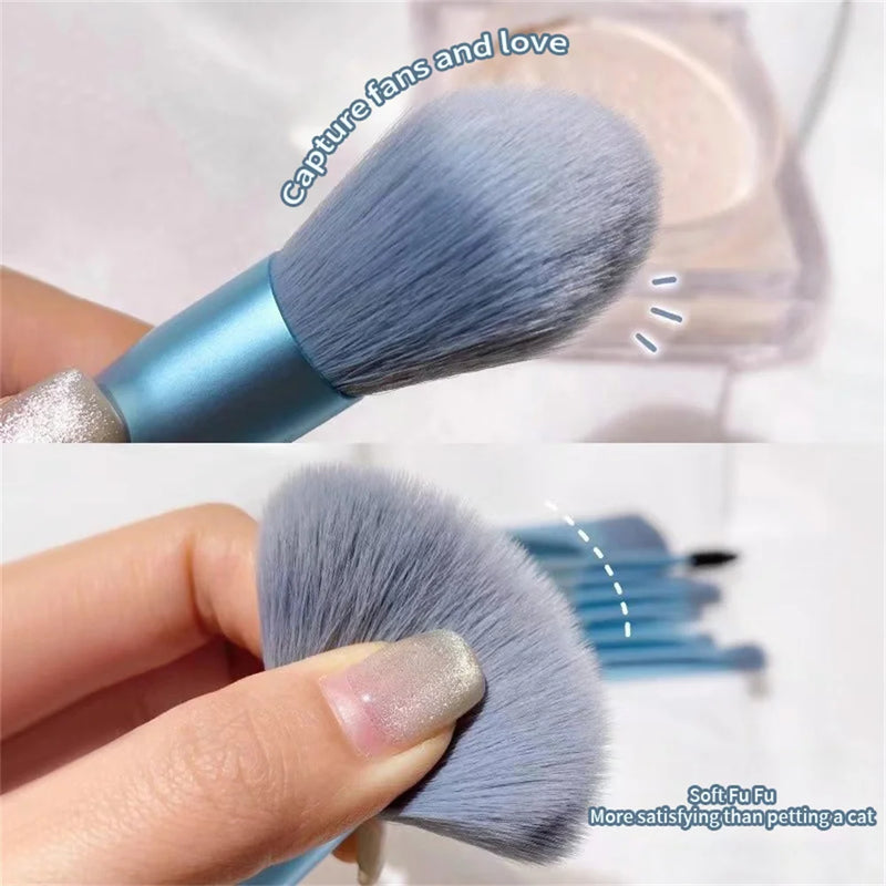 8PCS Soft Fluffy Makeup Brushes Set for cosmetics Foundation Blush