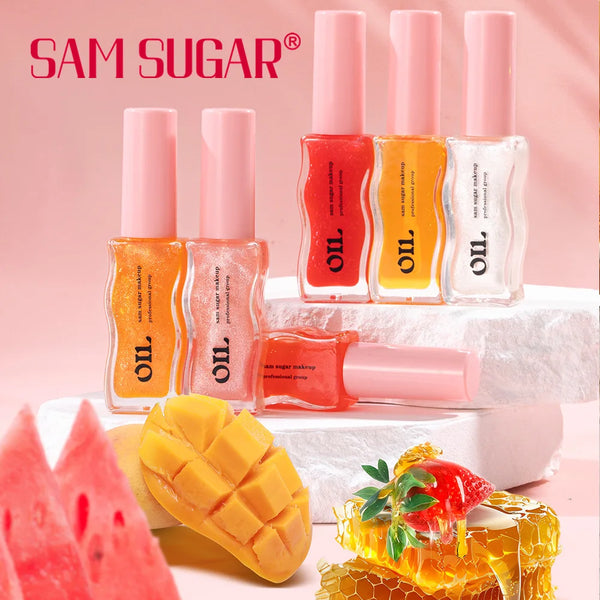 Fruit Honey Essence Lip Oil Sexy Plump Lip Jelly Strawberry Tinted Lip