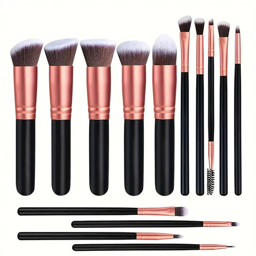 NEW 14PCS Makeup Brushes Set  Soft Fluffy Foundation Blush Powder
