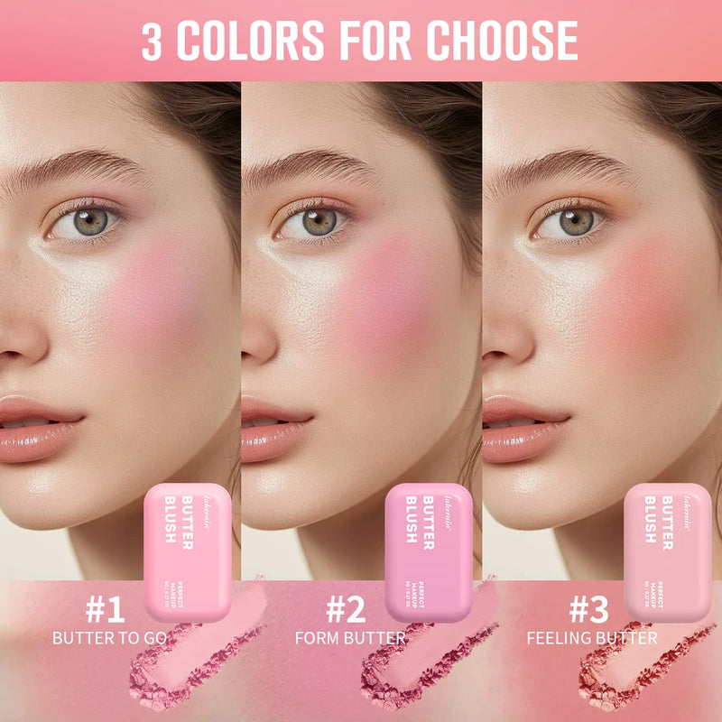 Professional Makeup Powder Blush 12HR Wear Vegan Formula Blusher