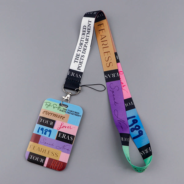 Taylors Swift Lanyard For Keys ID Card Cover Badge Holder