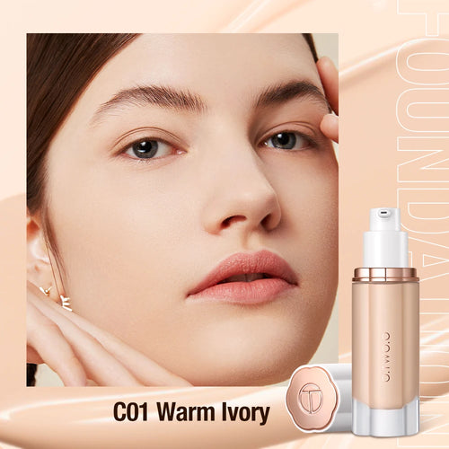 O.TWO.O Liquid Foundation Cream for Face 30ml High Coverage Makeup