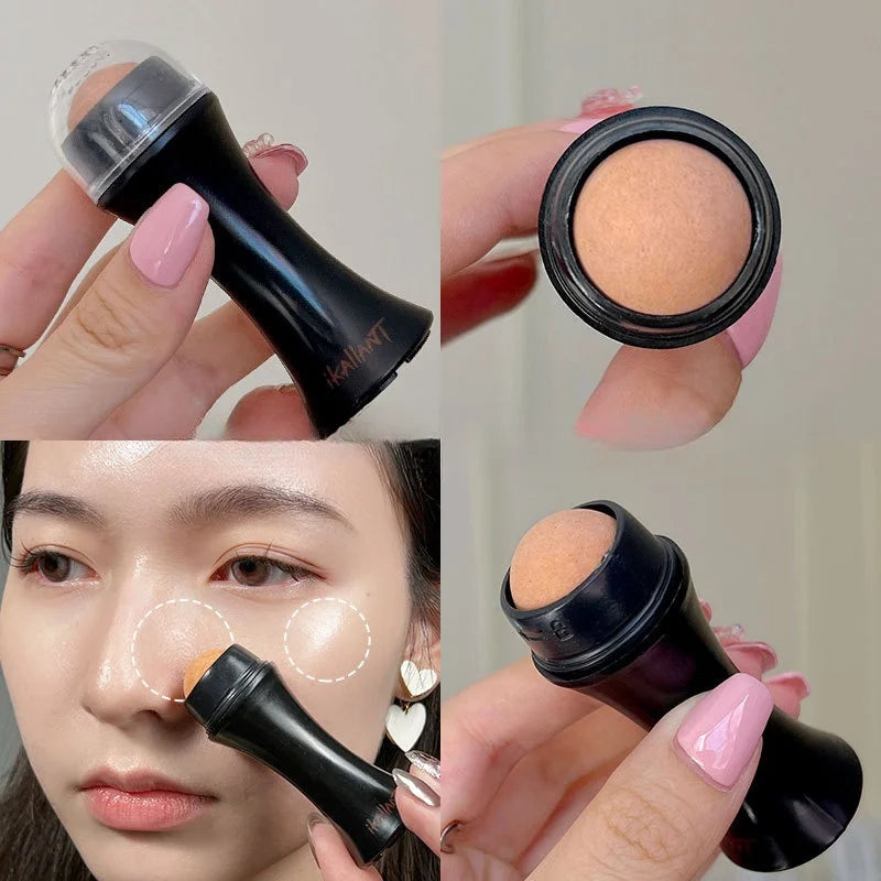 Face Oil Absorbing Roller Natural Volcanic Stone Facial Pore Cleaning