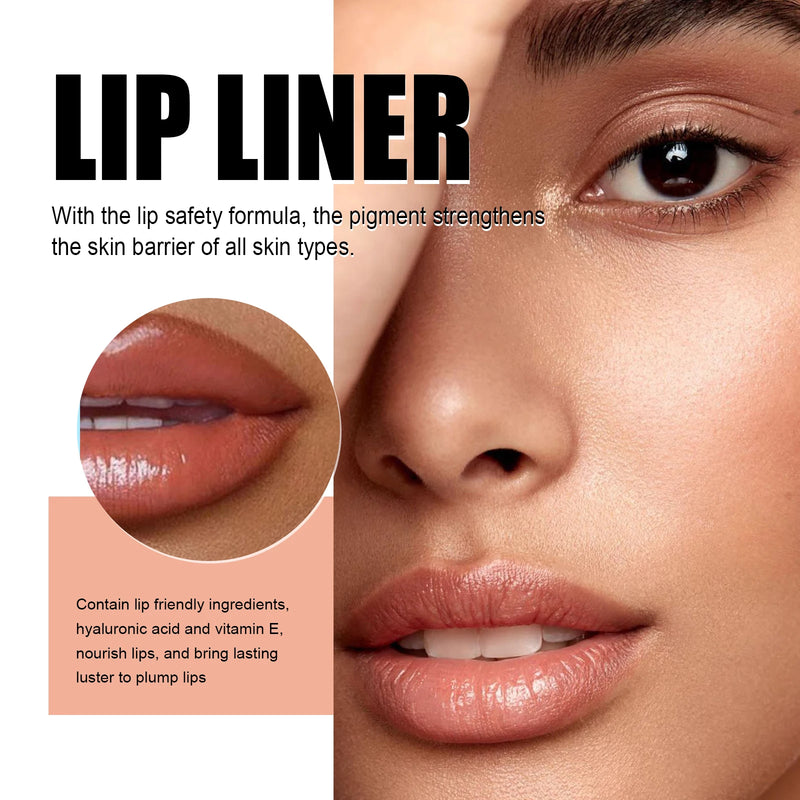Peel Off Lip Liner Waterproof Long Lasting Lipliner Pencil