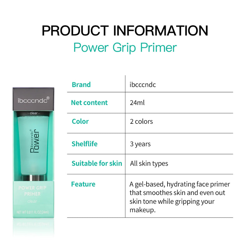 24ml Power Grip Primer Gel Based Hydrating Face Primer For Smoothing