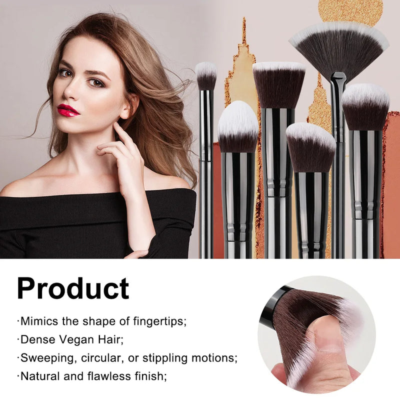 NEW 14PCS Makeup Brushes Set  Soft Fluffy Foundation Blush Powder