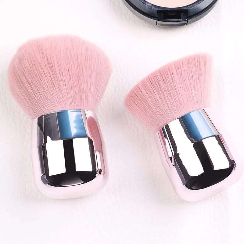 CALIYI 1/2 PCS Fluffy Loose Powder Blush Brushes Portable MINI Luxury