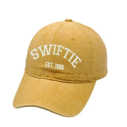New TS Baseball Caps 1989 Embroidery Hats Retro