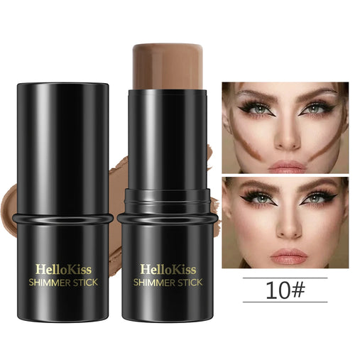 Face Brown Bronzer Contour Stick Face Foundation Makeup Pen Lasting