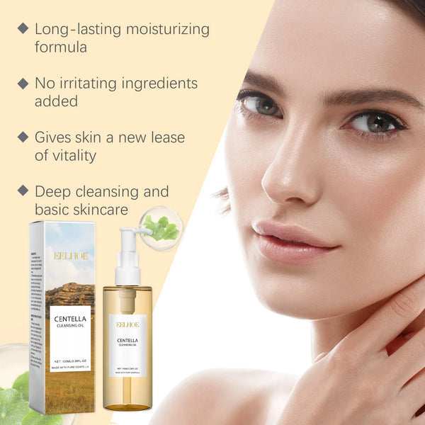Moisturizing Facial Cleansing Oil Centella Skin Care Fresh Smooth Pore
