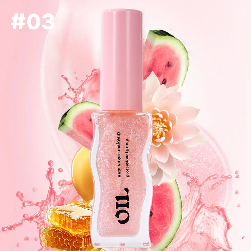 Fruit Honey Essence Lip Oil Sexy Plump Lip Jelly Strawberry Tinted Lip