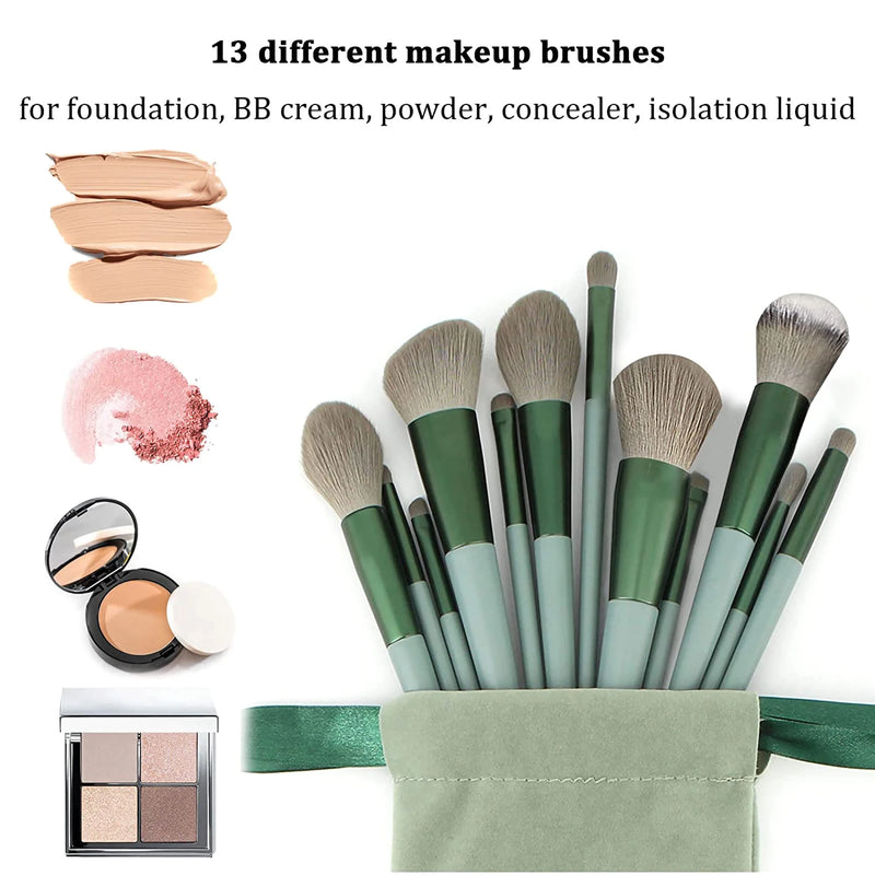 13pcs Makeup Brush Brushes Set Cosmetic Makeup Sponge Makeup Brush