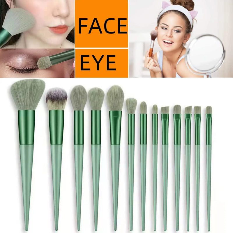 13pcs Makeup Brush Brushes Set Cosmetic Makeup Sponge Makeup Brush